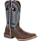 Durango Men's Western Boot, 8 M, Leather, 12 in H, Belgian Brown/Denim Blue DDB0216 - alternate 1